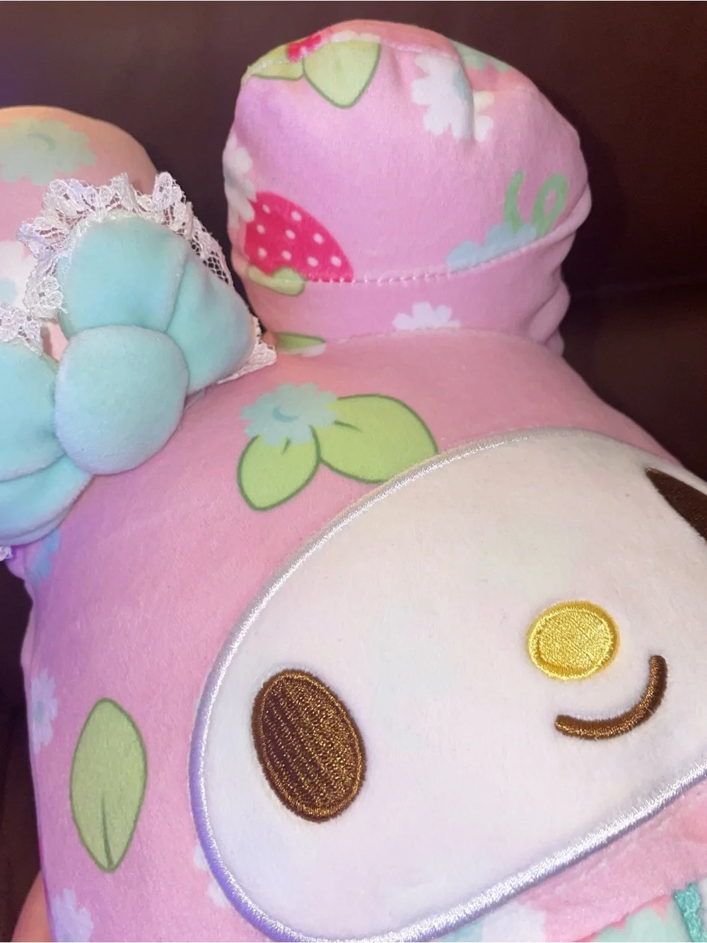 My Melody Pink Strawberry Squishmallow
